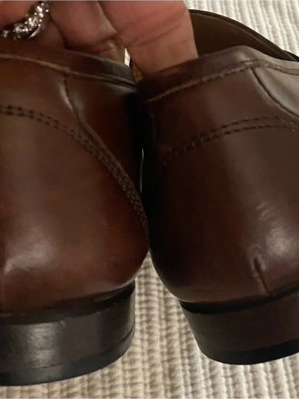Salvatore Ferragamo smooth dark
